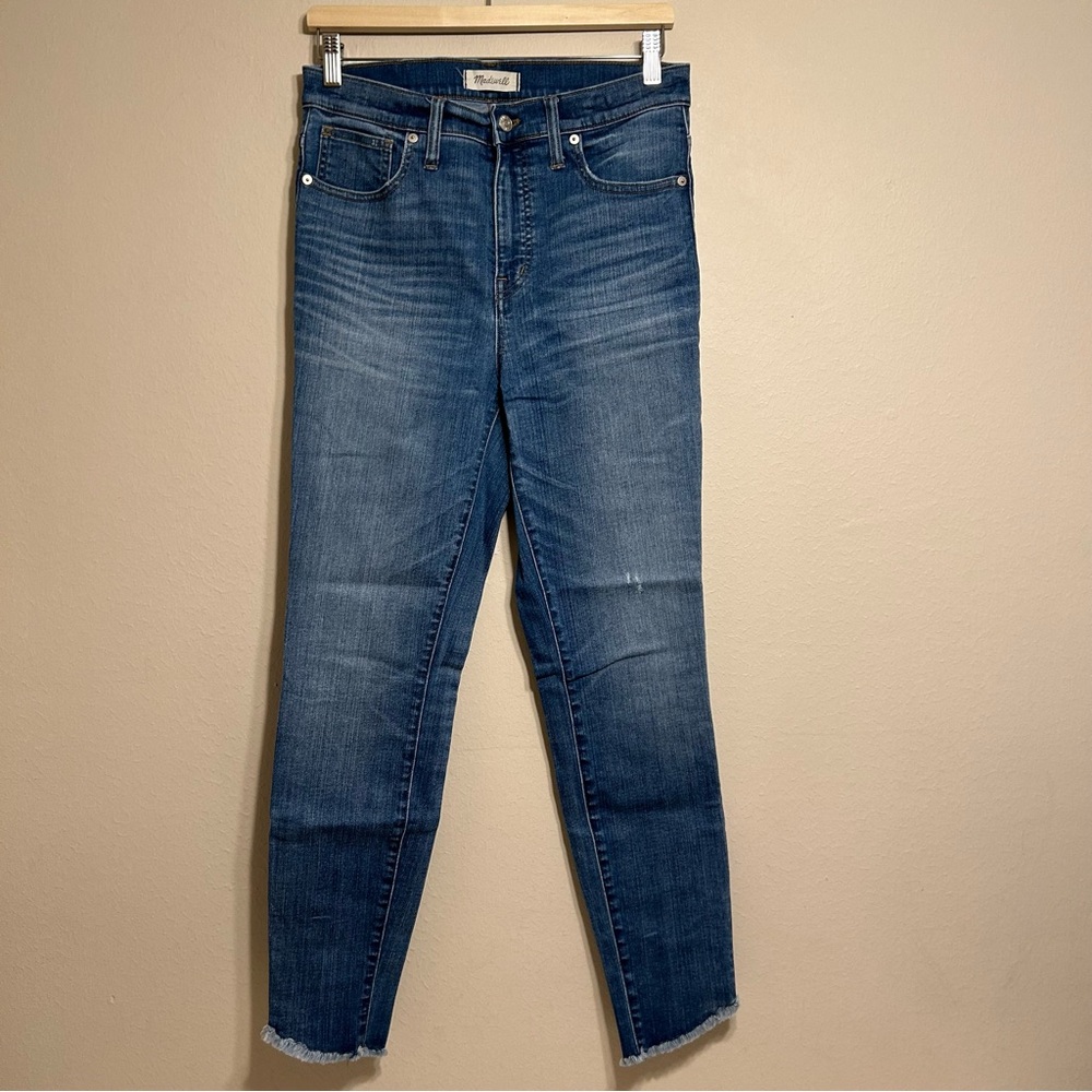 Madewell 10" High-Rise Skinny Jeans: Tulip-Hem Edition Size 29‎